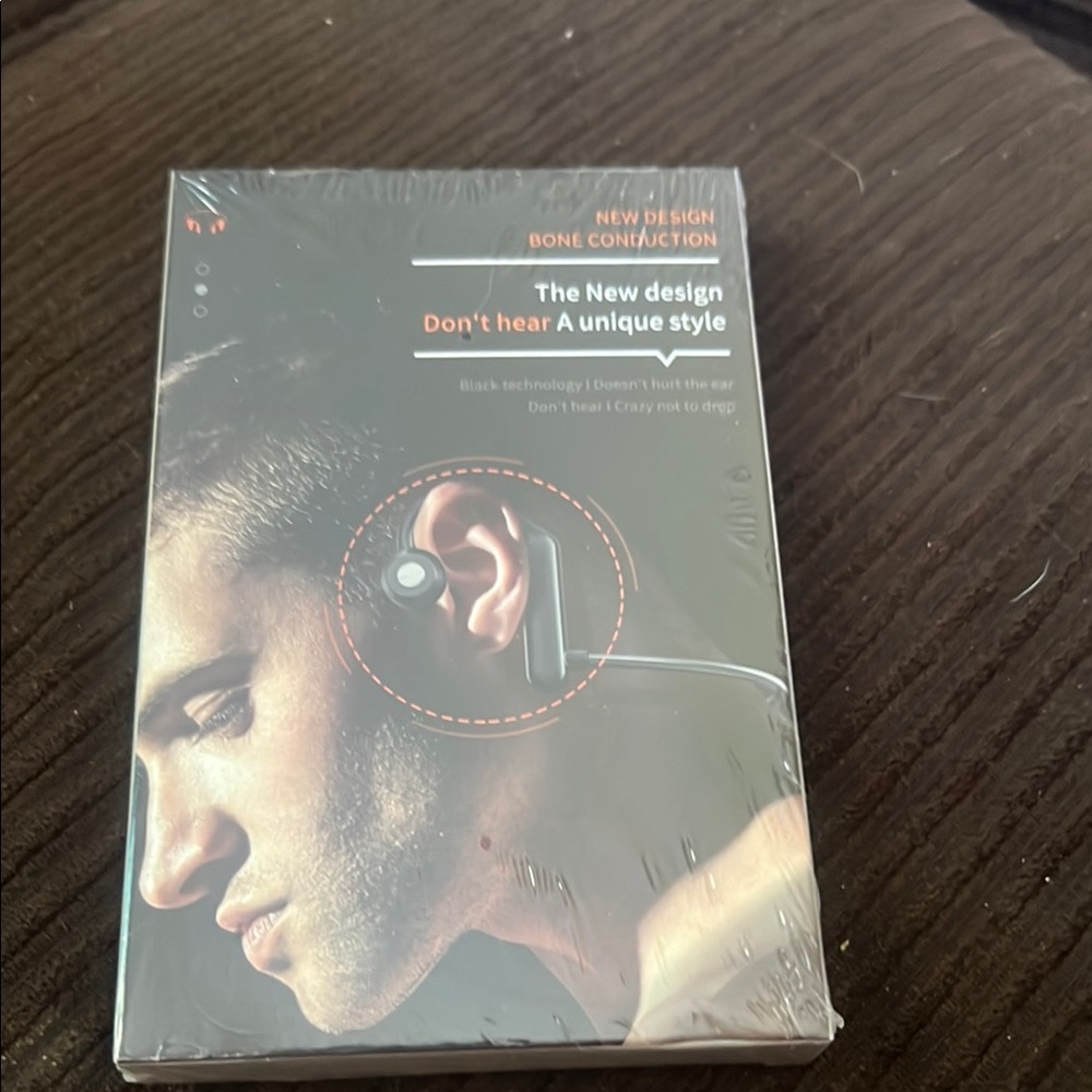 Black Bone Conduction Headphones